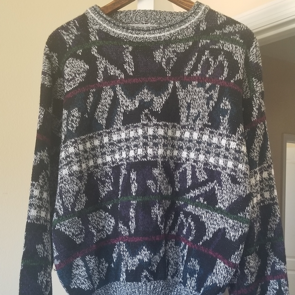 🖤 Vintage Patterned Men's Sweater